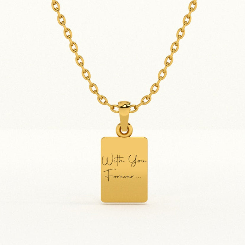 Personalised Message Pendant