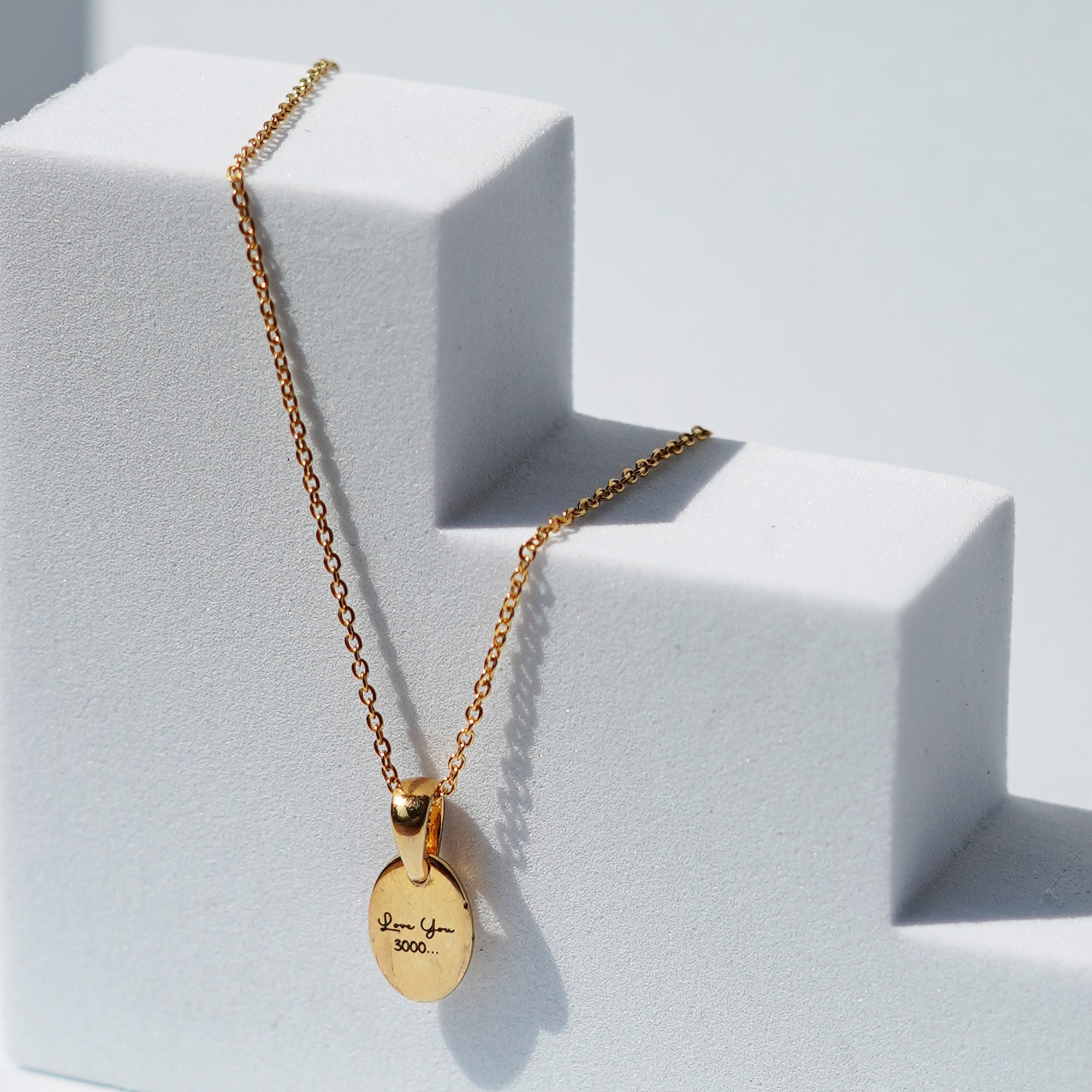 Personalised Oval Necklace