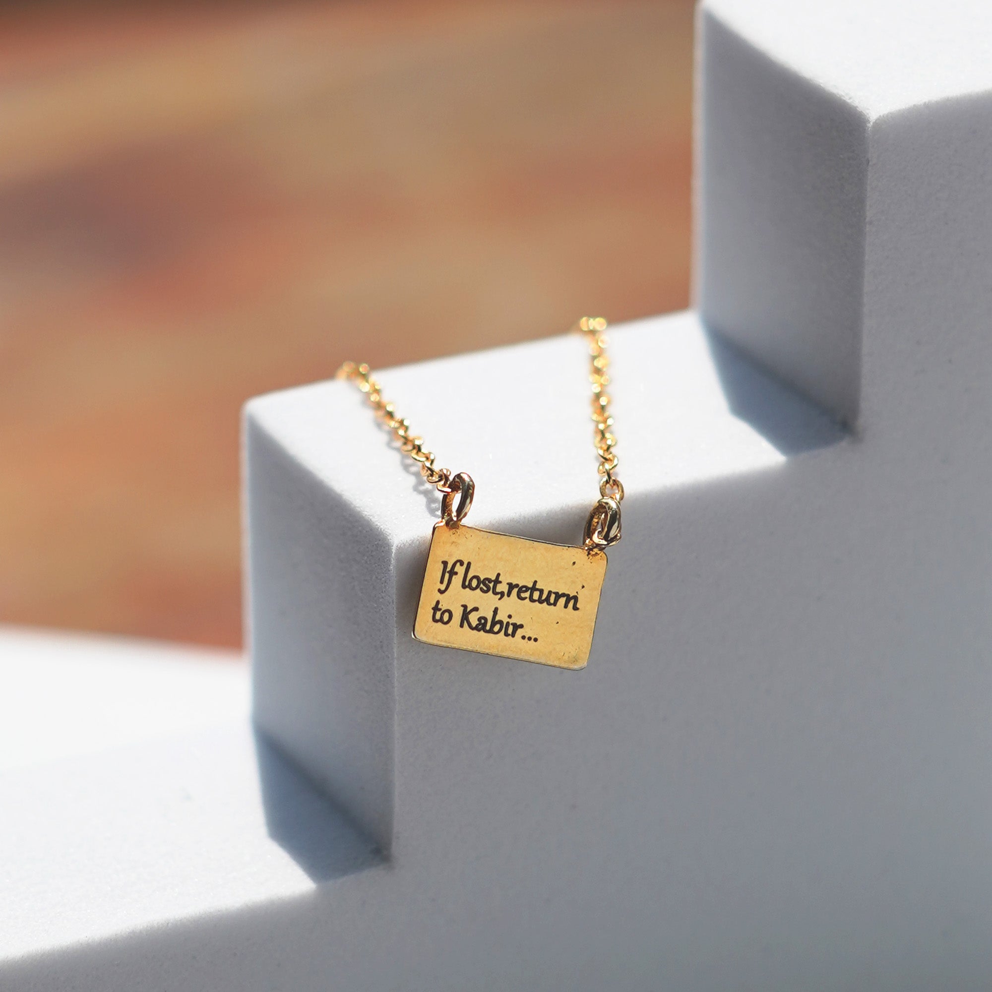 Personalised Slate Necklace