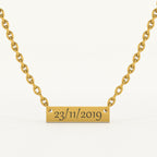 Personalised Date Necklace
