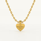 Personalised Heart Necklace