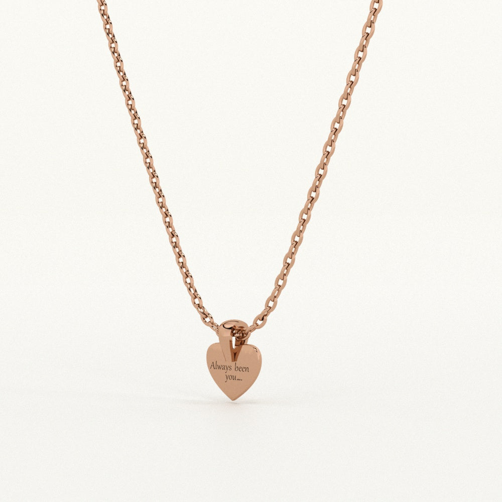 Personalised Heart Necklace