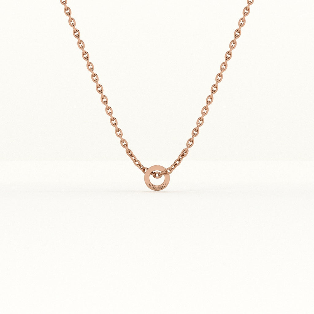 Personalised Hoop Necklace