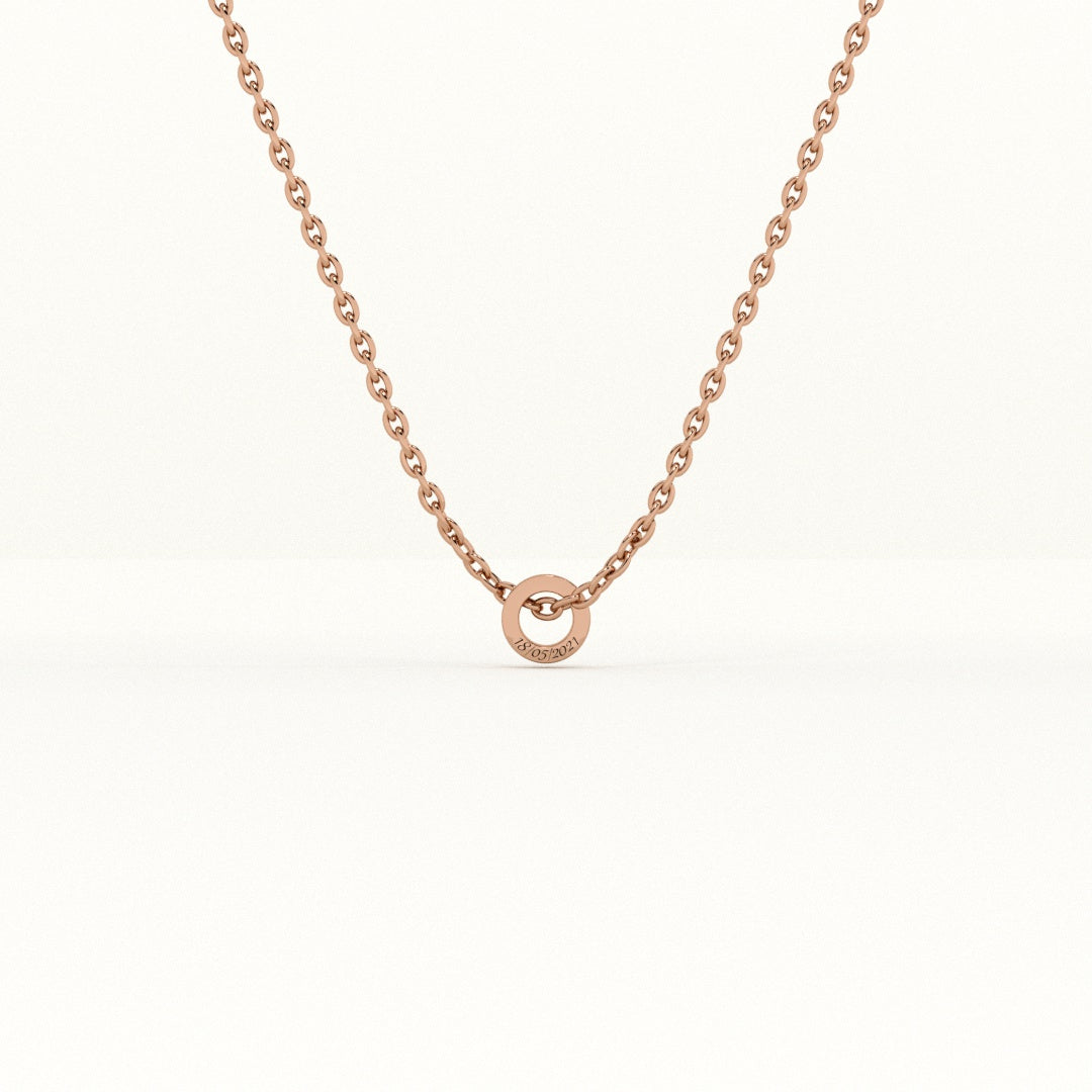 Personalised Hoop Necklace