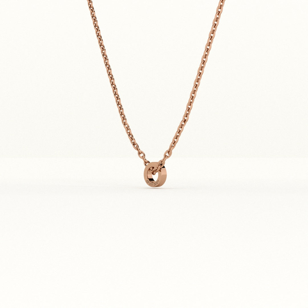 Personalised Hoop Necklace