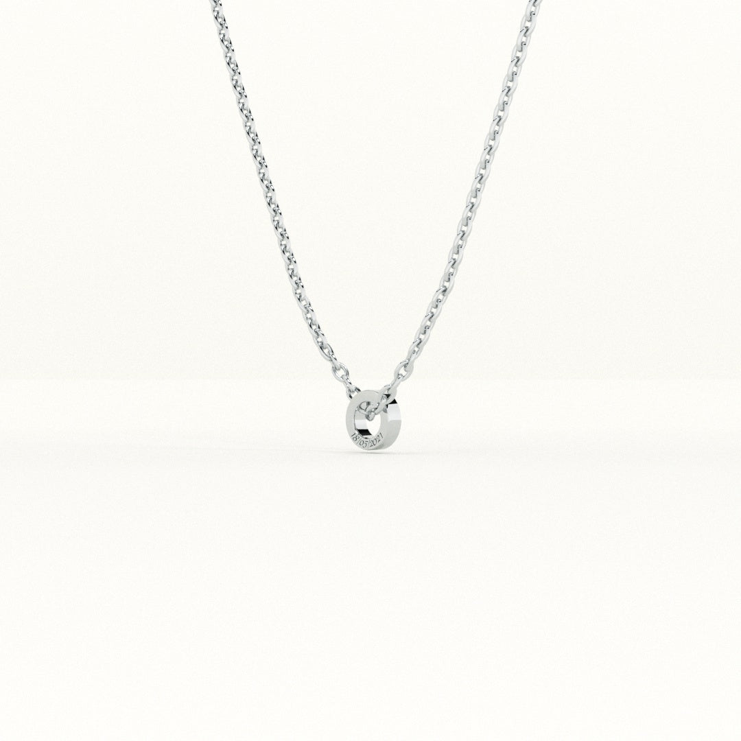 Personalised Hoop Necklace