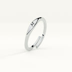 Personalised Initial Letter Ring