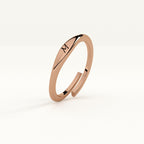 Personalised Initial Letter Ring