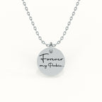 Personalised Disc message pendant