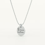 Personalised Disc message pendant