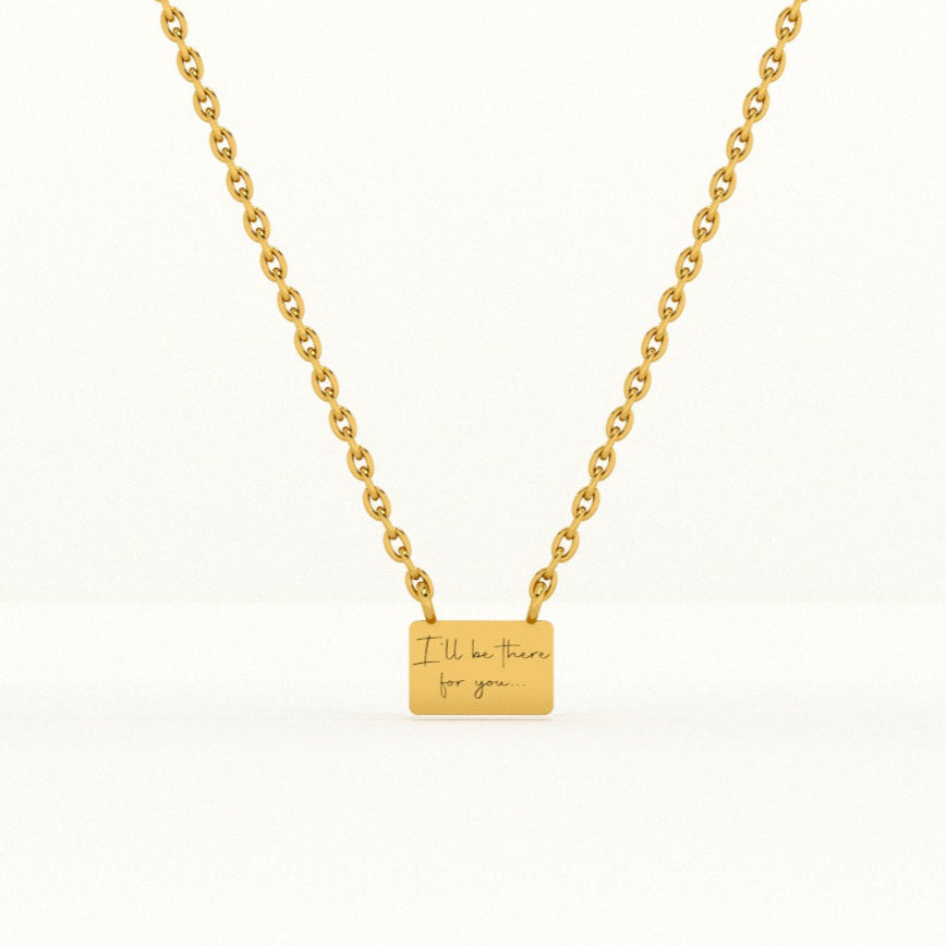 Personalised Slate Necklace