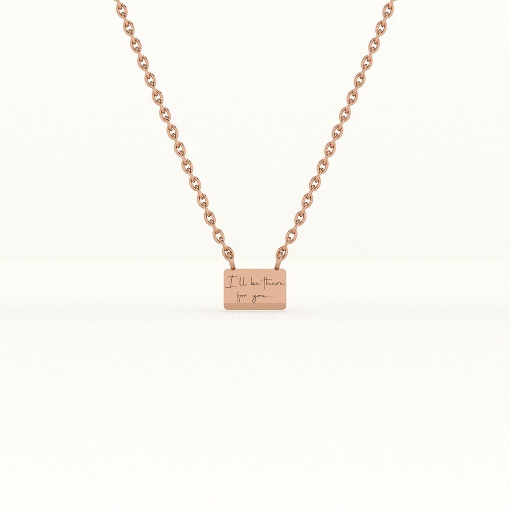 Personalised Slate Necklace