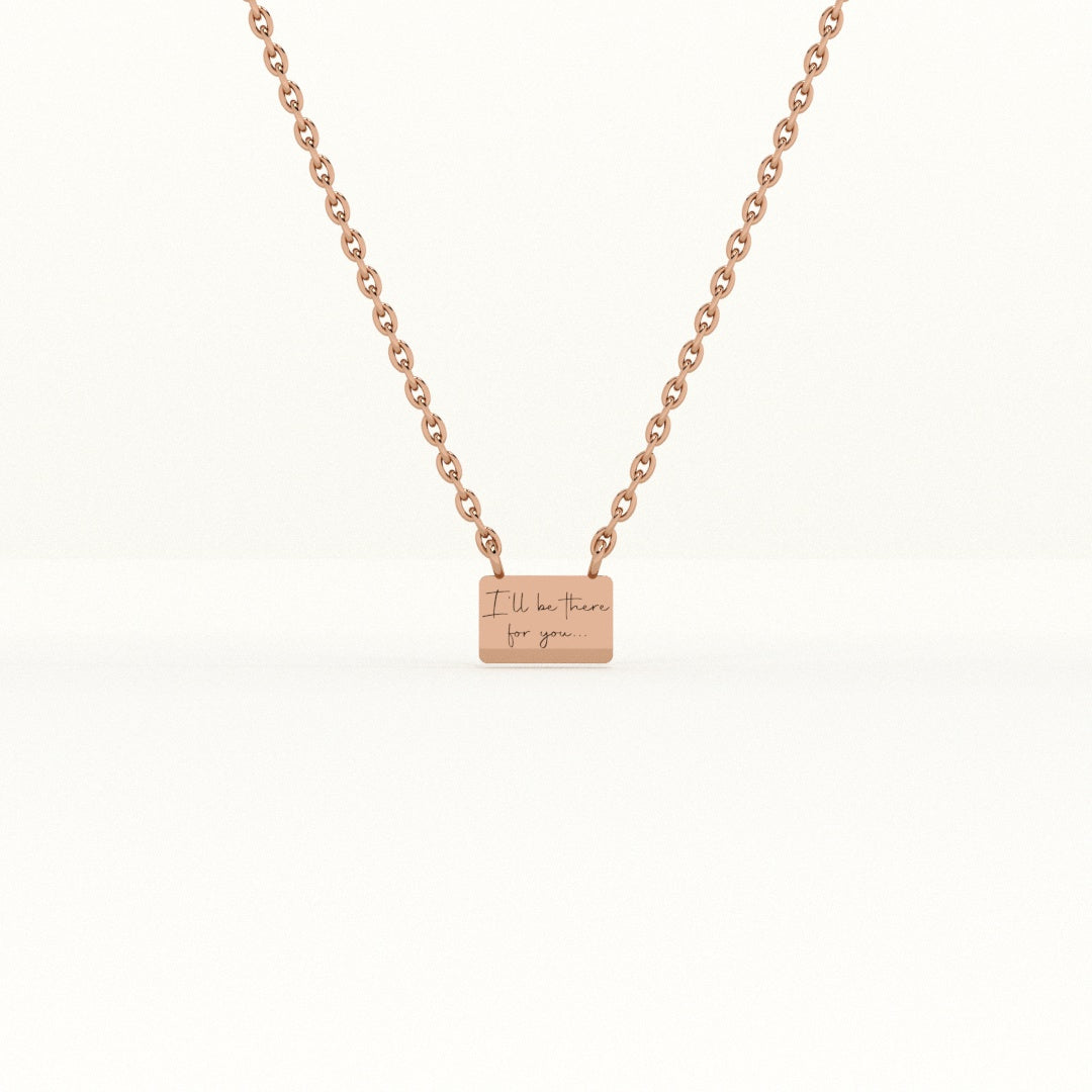 Personalised Slate Necklace