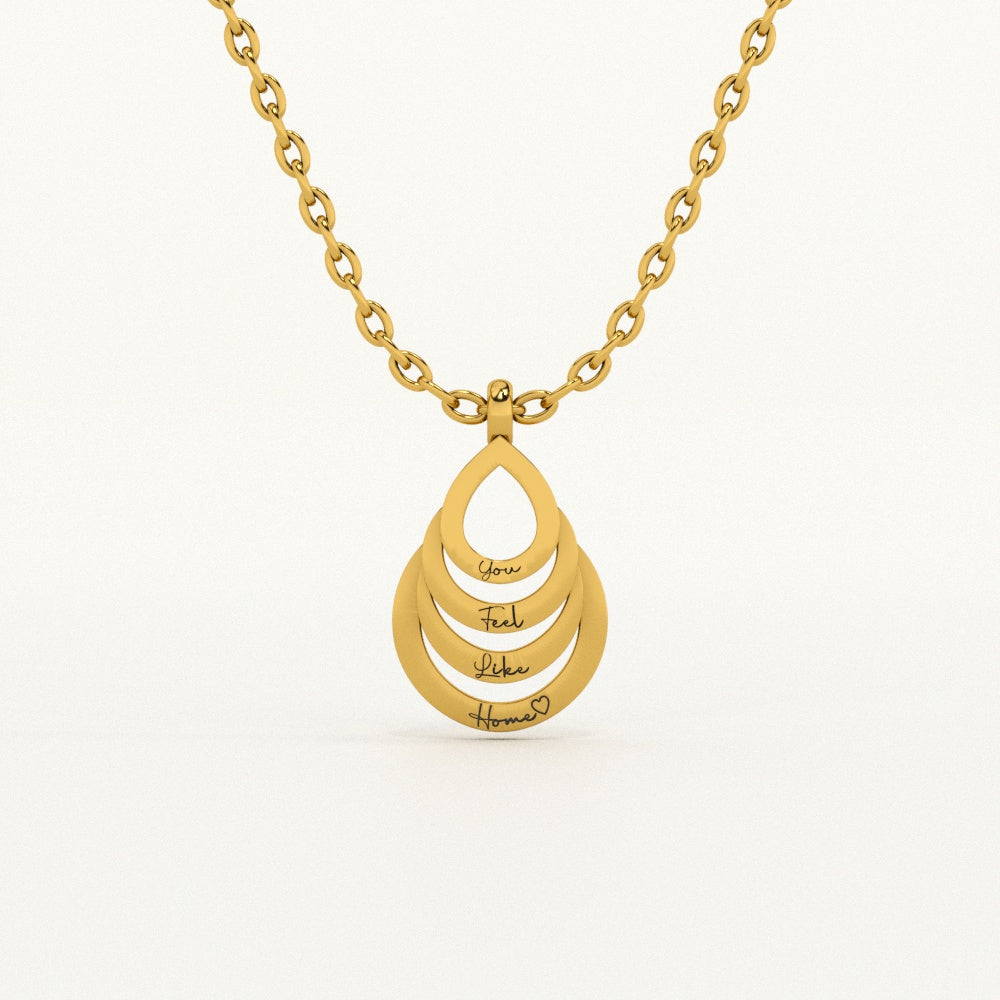 Teardrop Chain Necklace