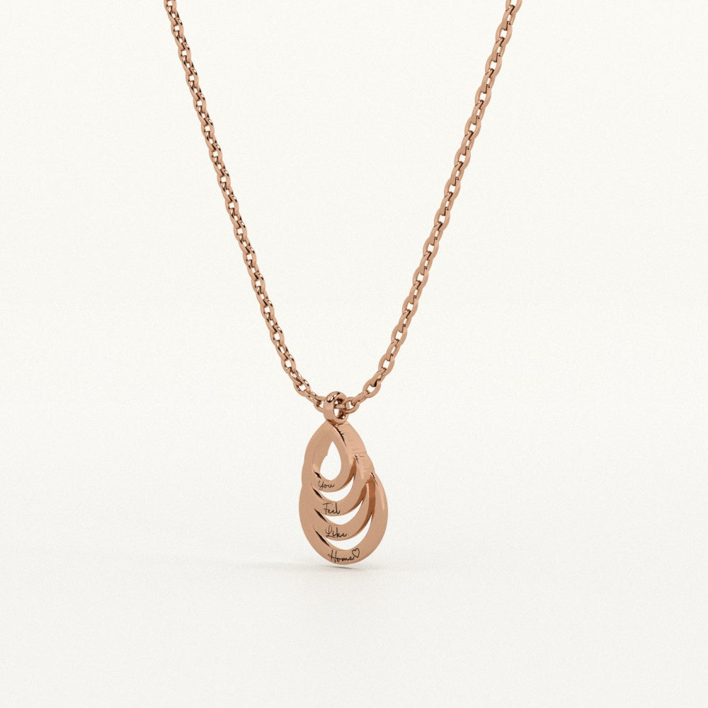 Teardrop Chain Necklace