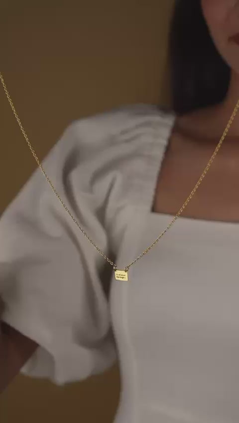 Personalised Slate Necklace