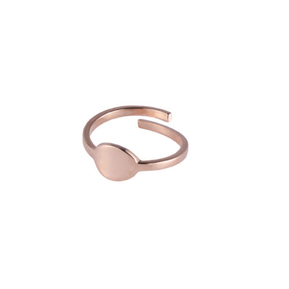 Oval Birthflower Ring